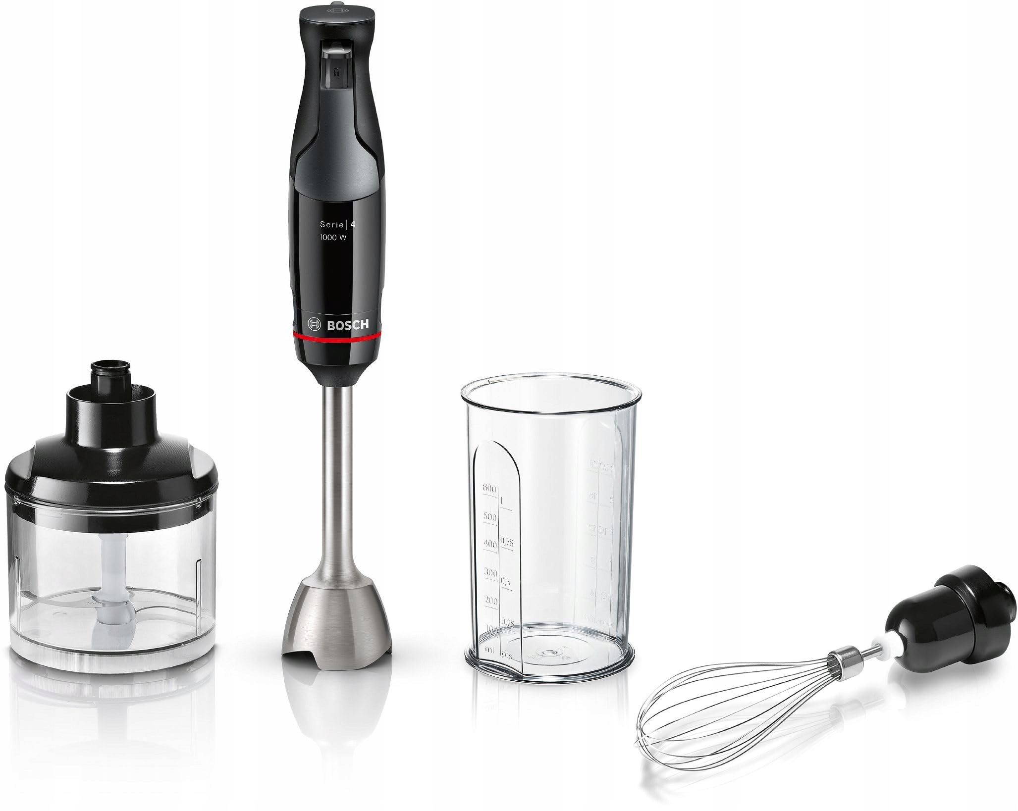 BOSCH ErgoMaster Staafmixer 1000W QuattroBlade Systeem Accessoires