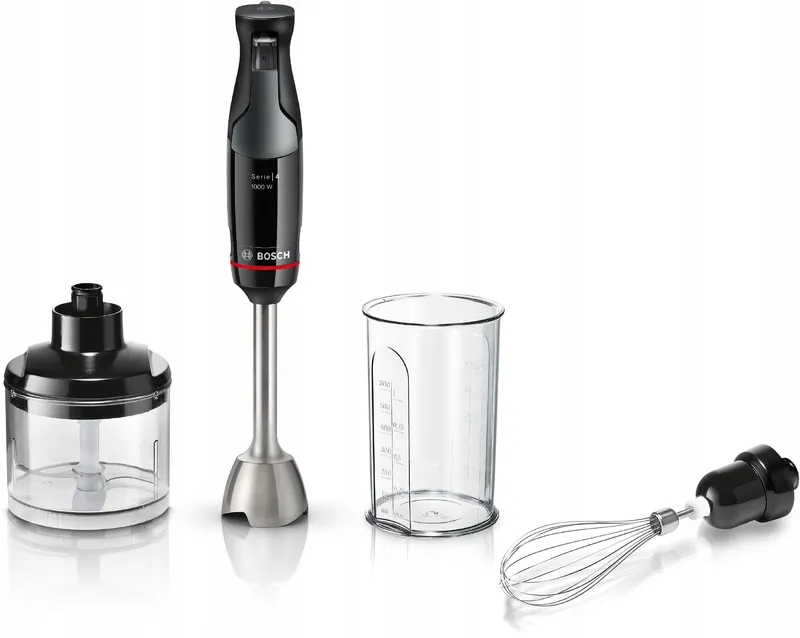 BOSCH ErgoMaster Staafmixer 1000W QuattroBlade Systeem Accessoires — foto 1