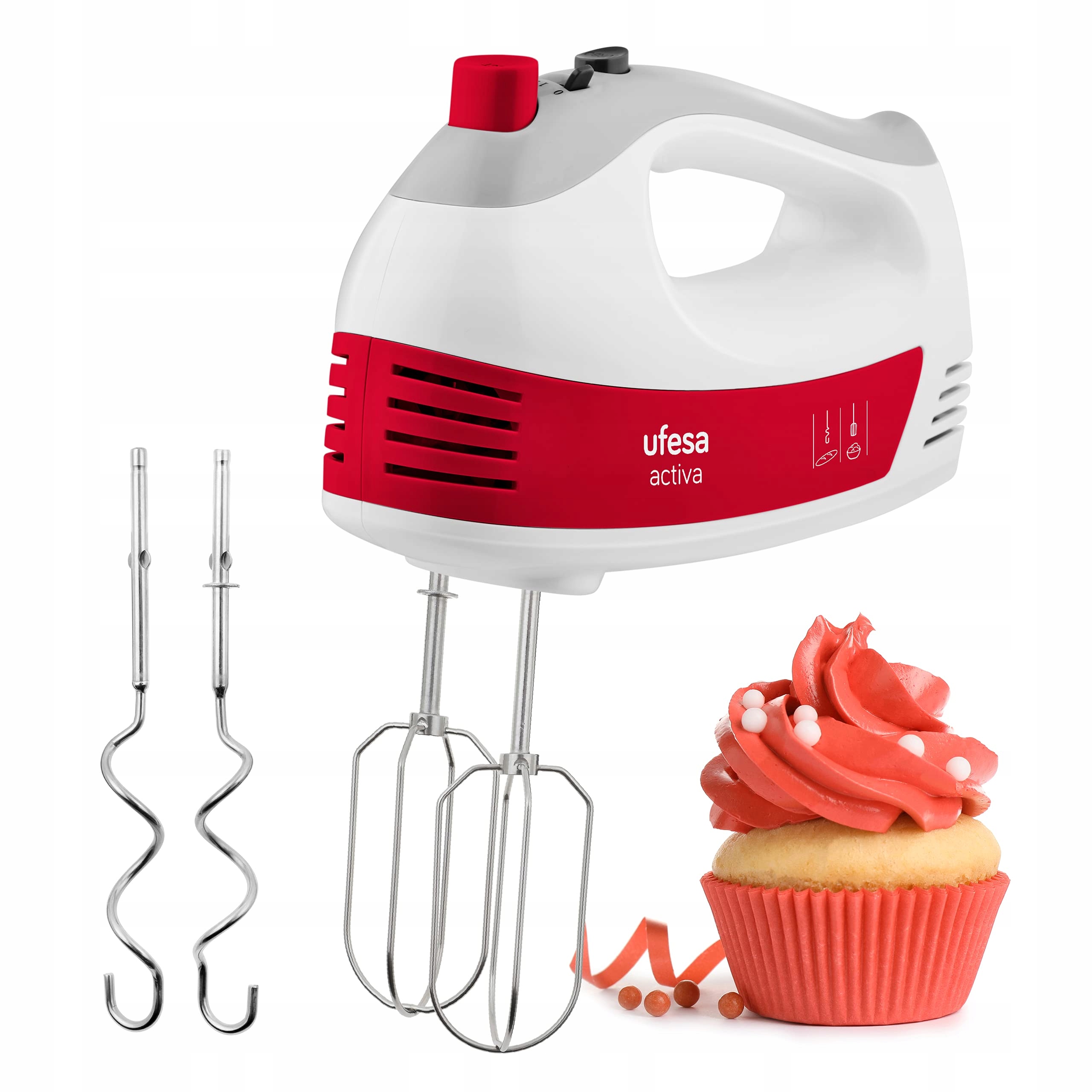 UFESA BV4650 Handmixer 400W 5 Snelheden Turbo Ergonomisch