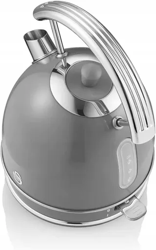 SWAN Retro Waterkoker 1,8L Vintage Draadloos 3000W Grijs — miniatuur 6