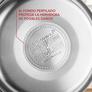 FLORINA Natura Fluitketel 2,3L Houten Handvat Inductie Gas Elektrisch — miniatuur 4