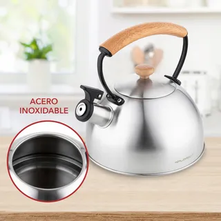 FLORINA Natura Fluitketel 2,3L Houten Handvat Inductie Gas Elektrisch — miniatuur 3