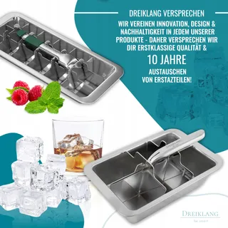 DREIKLANG IJsblokjesvorm Roestvrij Staal Vintage Handvat — miniatuur 7