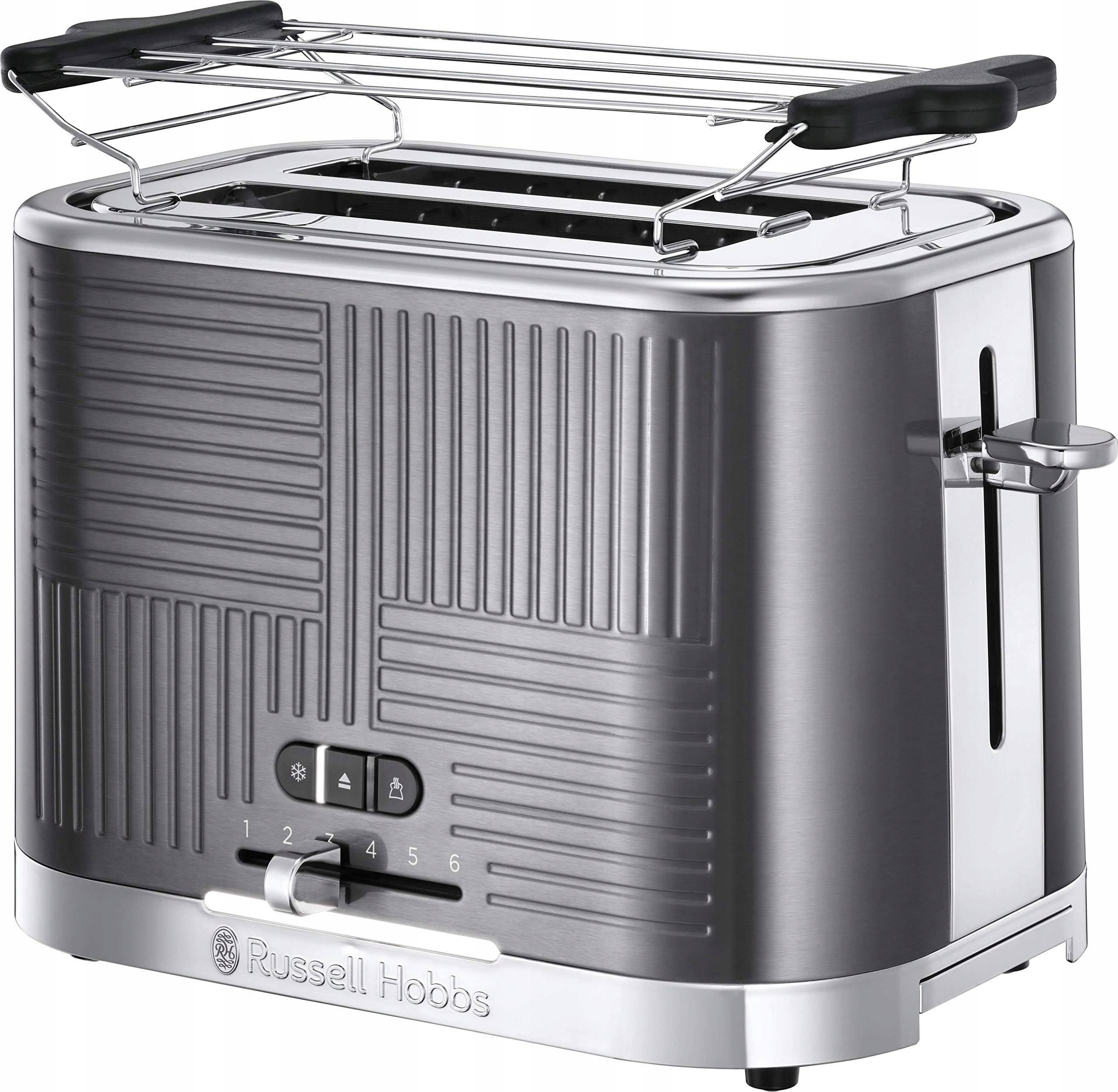 RUSSELL HOBBS Broodrooster 2 Sneden RVS Brede Sleuven 6 Standen 1640W
