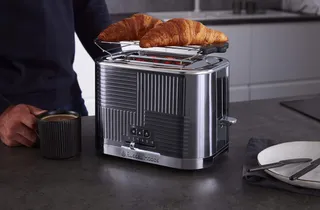 RUSSELL HOBBS Broodrooster 2 Sneden RVS Brede Sleuven 6 Standen 1640W — miniatuur 8