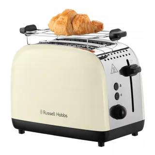 RUSSELL HOBBS Broodrooster 2 Sneden Roestvrij Staal Brede Sleuven 1600W — miniatuur 1