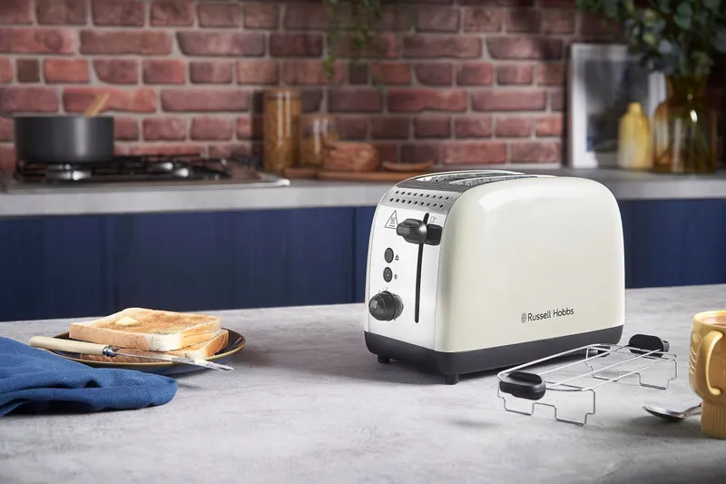 RUSSELL HOBBS Broodrooster 2 Sneden Roestvrij Staal Brede Sleuven 1600W — foto 9