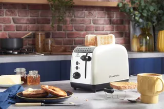RUSSELL HOBBS Broodrooster 2 Sneden Roestvrij Staal Brede Sleuven 1600W — miniatuur 2