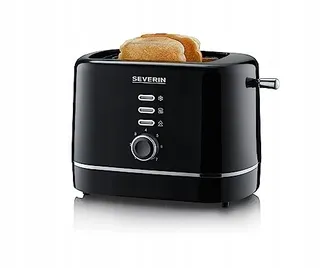 SEVERIN Broodrooster 2 Sneden 850W Zwart — miniatuur 1