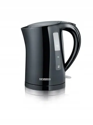SEVERIN Waterkoker 1,5L Filter Kunststof 2200W Zwart — miniatuur 1