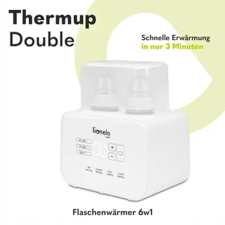 LIONELO Thermup Flessenwarmer 2 Flessen Sterilisatie Defrost — miniatuur 2