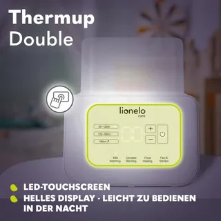 LIONELO Thermup Flessenwarmer 2 Flessen Sterilisatie Defrost — miniatuur 4