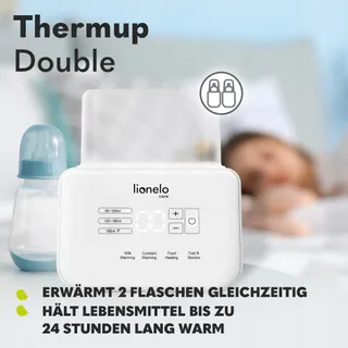 LIONELO Thermup Flessenwarmer 2 Flessen Sterilisatie Defrost — miniatuur 3