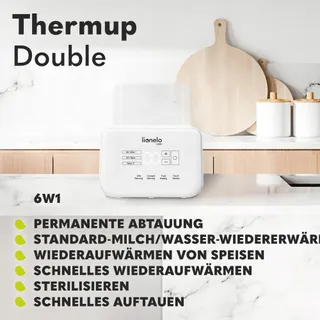 LIONELO Thermup Flessenwarmer 2 Flessen Sterilisatie Defrost — miniatuur 7