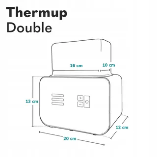 LIONELO Thermup Flessenwarmer 2 Flessen Sterilisatie Defrost — miniatuur 9