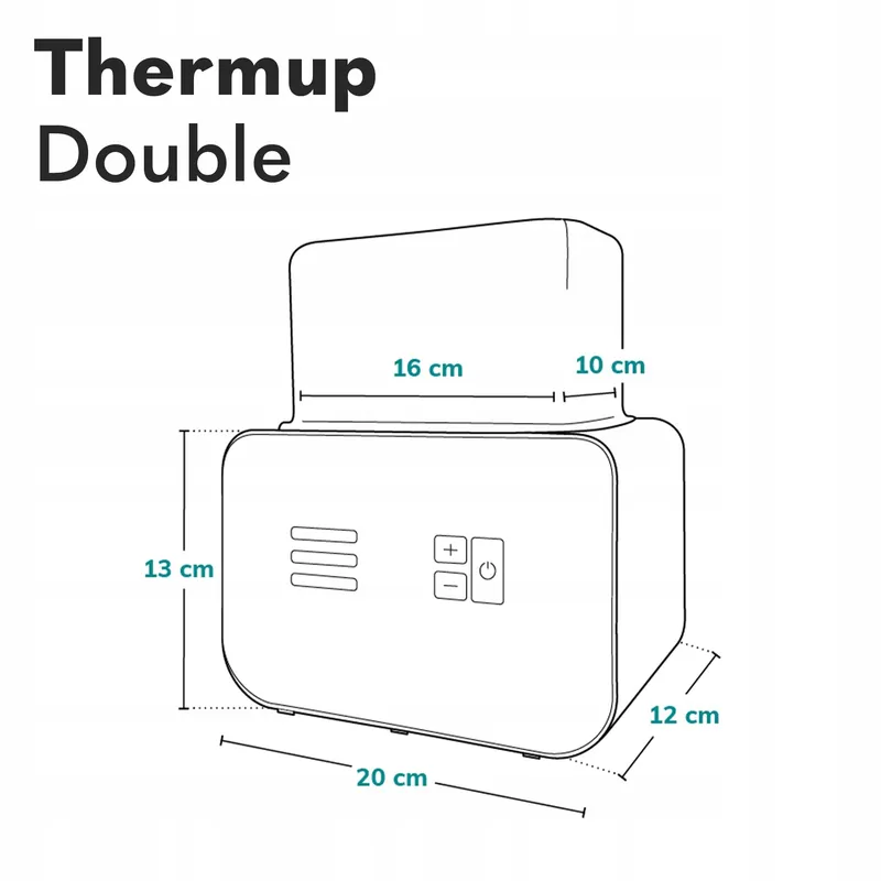 LIONELO Thermup Flessenwarmer 2 Flessen Sterilisatie Defrost — foto 9