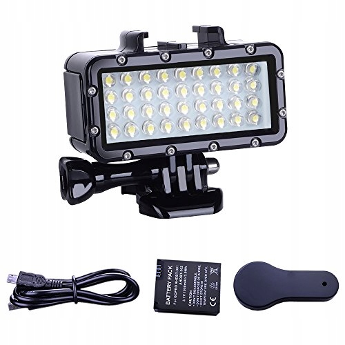 SUPTIG Duiklicht LED Waterdicht High Power Voor Actiecamera's
