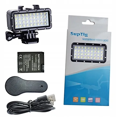 SUPTIG Duiklicht LED Waterdicht High Power Voor Actiecamera's — foto 7