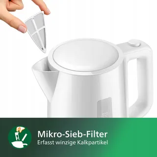 PHILIPS HD9318/00 Waterkoker 1,7L Draadloos Wit — miniatuur 8