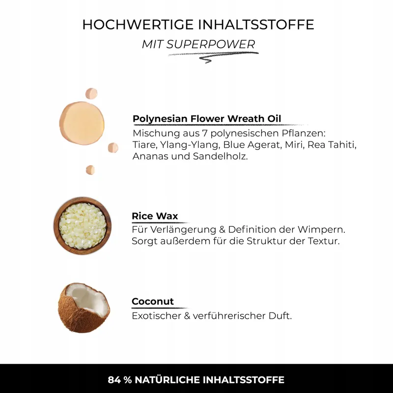 ETHEREAL BEAUTY Mascara Zwart Veganistisch Verlenging Volume 7ml — foto 4