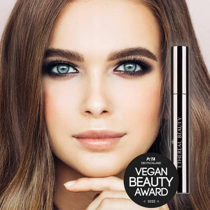 ETHEREAL BEAUTY Mascara Zwart Veganistisch Verlenging Volume 7ml — foto 2