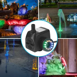 FLINTRONIC LED Waterpomp Aquarium 15W 4 Kleuren Stil Tuin — miniatuur 7