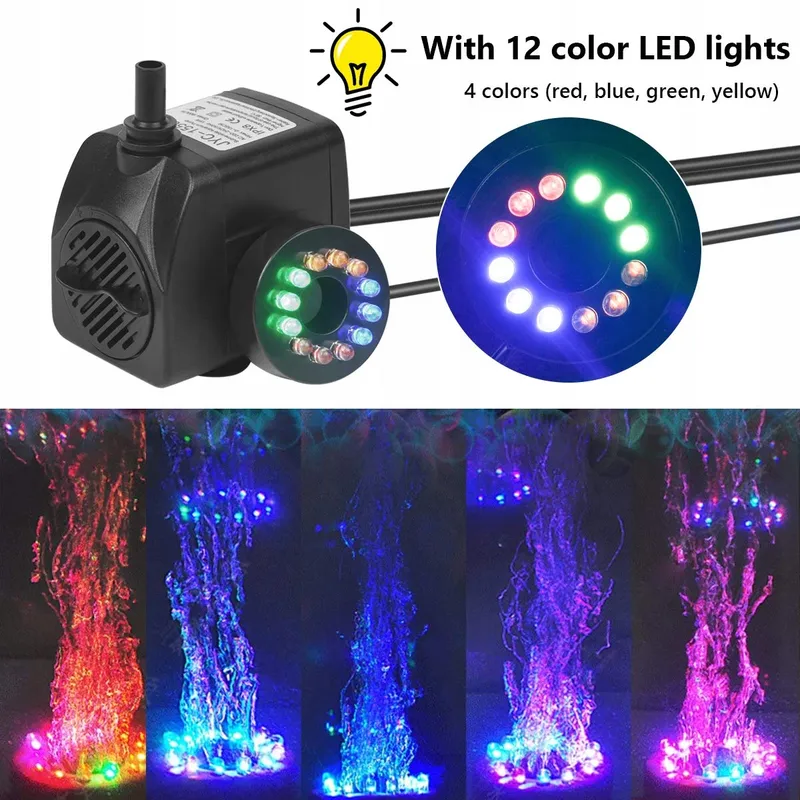 FLINTRONIC LED Waterpomp Aquarium 15W 4 Kleuren Stil Tuin — foto 2