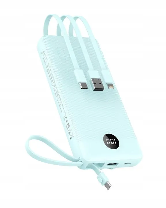 VEEKTOMX Powerbank 20000mAh USB-C LED iPhone Samsung Huawei — foto 4