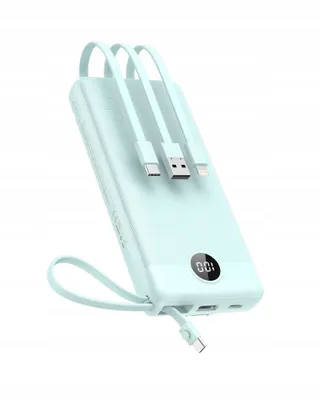 VEEKTOMX Powerbank 20000mAh USB-C LED iPhone Samsung Huawei — miniatuur 1