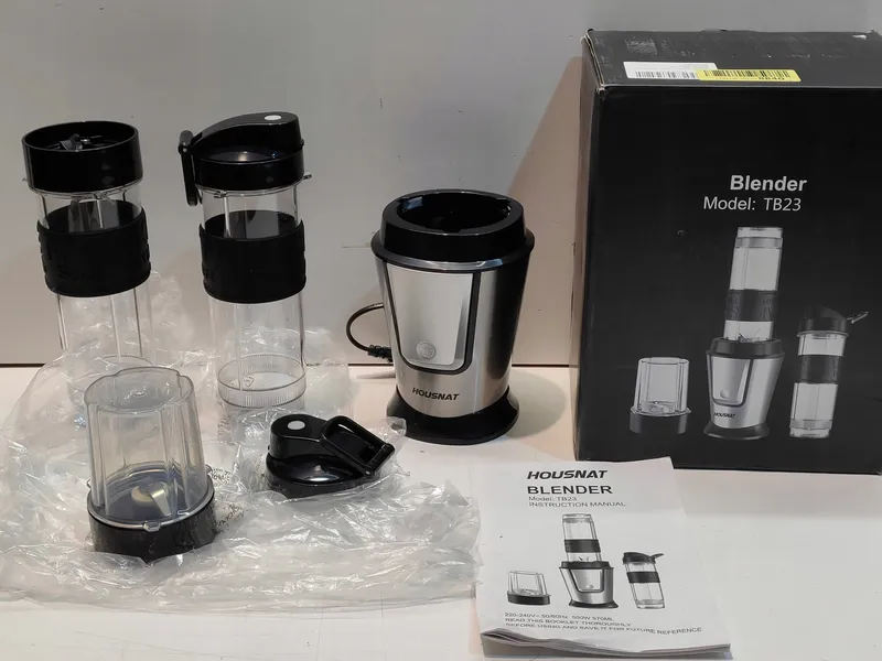 HOUSNAT Smoothie Maker 500W Met Molen 2 Tritan Flessen 570ml — foto 10