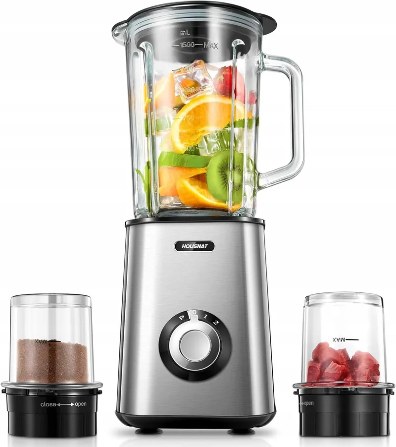 HOUSNAT Smoothie Maker 500W Met Molen 2 Tritan Flessen 570ml — foto 14