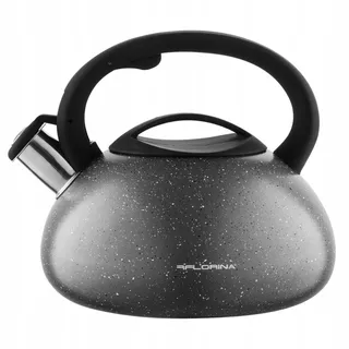 FLORINA Waterkoker RVS 2,5L Siliconen Handvat Inductie Gas Elektrisch — miniatuur 1