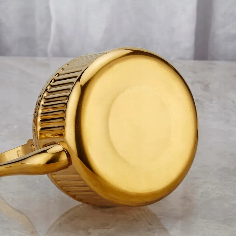 SANQIAHOME Gouden RVS Theepot 1,4L met Zeef Inductie — foto 8