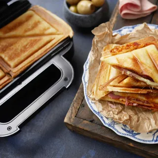 BREVILLE Ultimate Sandwichmaker Diepe Platen Roestvrij Staal Zwart — miniatuur 2