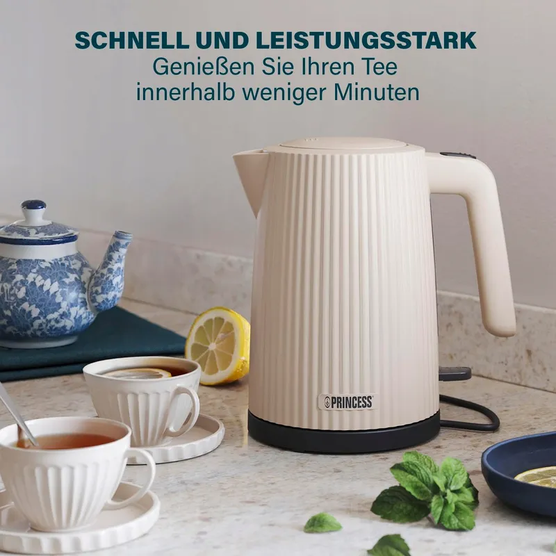 PRINCESS Waterkoker Wave 1,7L 2200W Draadloos BPA-vrij — foto 3