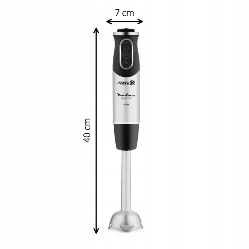 MOULINEX Quickchef Staafmixer 3-in-1 Powelix Technologie RVS — foto 2
