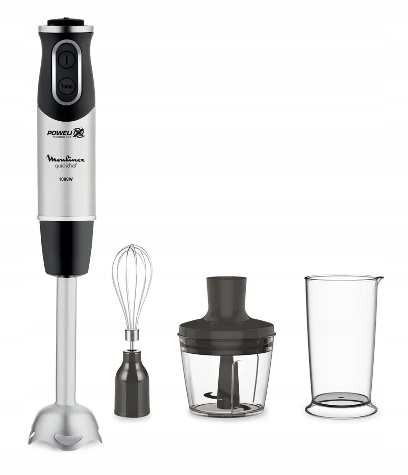MOULINEX Quickchef Staafmixer 3-in-1 Powelix Technologie RVS — foto 1