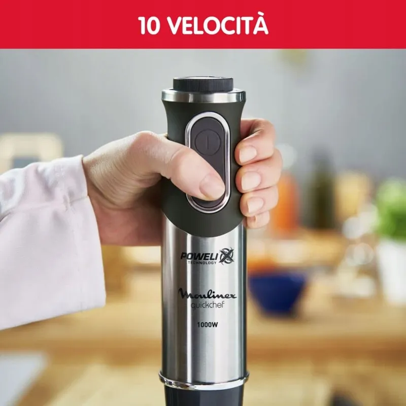 MOULINEX Quickchef Staafmixer 3-in-1 Powelix Technologie RVS — foto 8