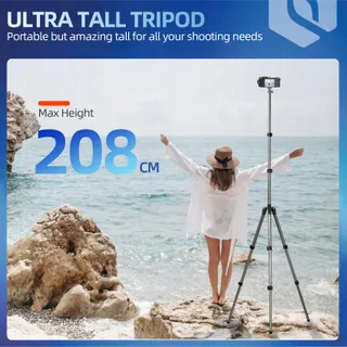 FOTOPRO Statief 208cm 360° Balhoofd Voor Camera En Telefoon — miniatuur 4