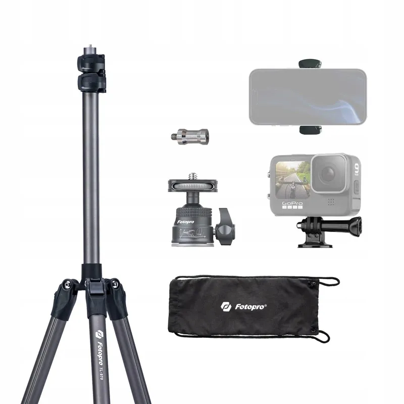 FOTOPRO Statief 208cm 360° Balhoofd Voor Camera En Telefoon — foto 1