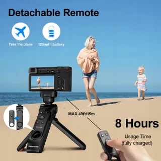 NEWMOWA Statief Afstandsbediening Sony ZV-1 ZV-1F RX100 VII A7III A6100 — miniatuur 3