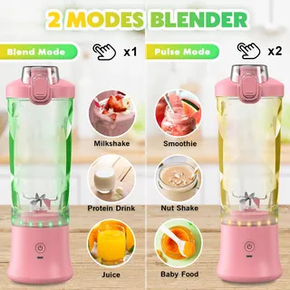 NexaEase Smoothieblender 600ml USB Keuken Reizen Kantoor — miniatuur 4