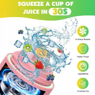 NexaEase Smoothieblender 600ml USB Keuken Reizen Kantoor — miniatuur 2