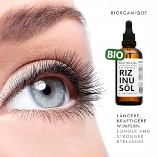 BIO RICINUSOLEJ Ricinusolie 100% Natuurlijk Nagels Wimpers Huid Baard 50ml — miniatuur 3