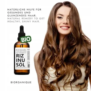 BIO RICINUSOLEJ Ricinusolie 100% Natuurlijk Nagels Wimpers Huid Baard 50ml — miniatuur 5