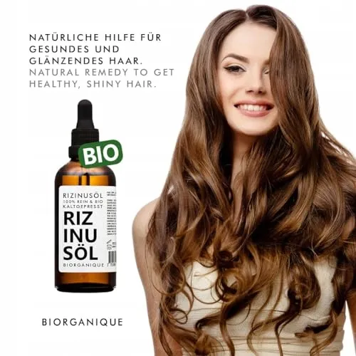 BIO RICINUSOLEJ Ricinusolie 100% Natuurlijk Nagels Wimpers Huid Baard 50ml — foto 5