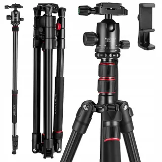 MACTREM Statief 80" DSLR Professioneel Aluminium Reizen Tas — miniatuur 1