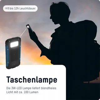 ANSMANN Solar Powerbank 10000mAh Outdoor USB-C USB-A Zaklamp — miniatuur 5