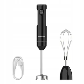 POYOCOM Draadloze Staafmixer USB-C Kabel Smoothie Soep — miniatuur 1