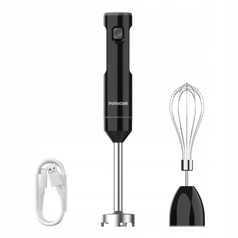 POYOCOM Draadloze Staafmixer USB-C Kabel Smoothie Soep — foto 1